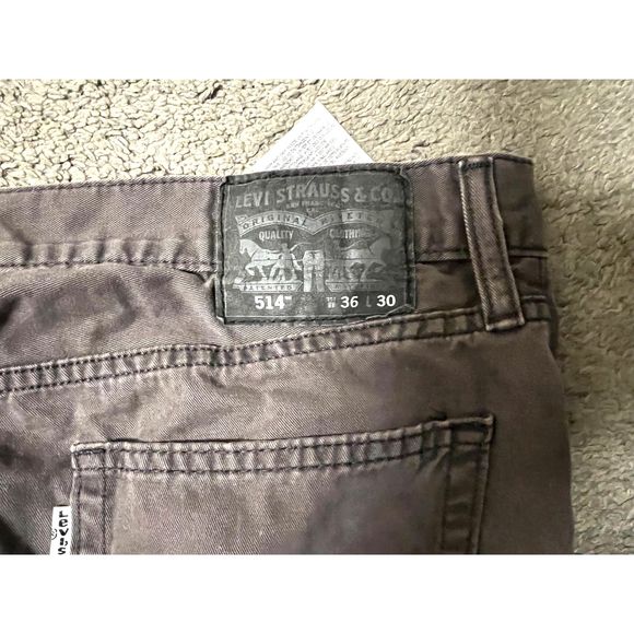 Levi Strauss & Co Dark Gray Mens Striaght Leg Pants - Picture 3 of 3